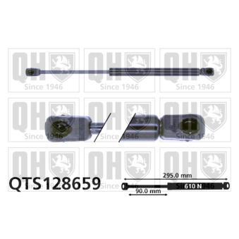 Vérin de hayon, de coffre QUINTON HAZELL QTS128659 pour BMW Série 3 M3 3.0 - 286cv