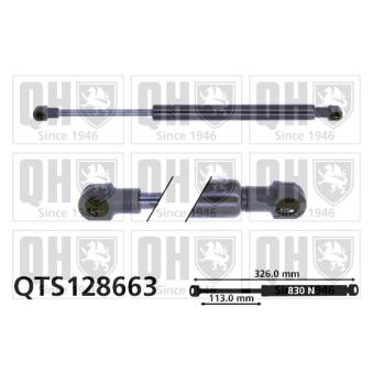 Vérin, capot-moteur QUINTON HAZELL [QTS128663]
