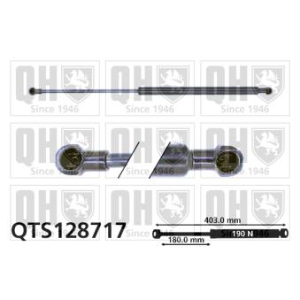 Vérin de hayon, de coffre QUINTON HAZELL [QTS128717]