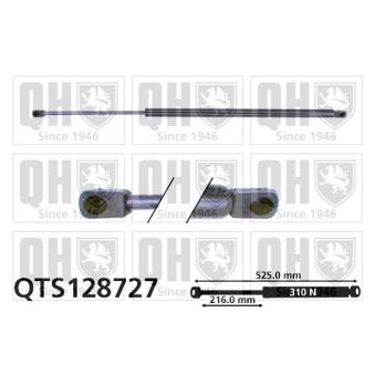 Vérin de hayon, de coffre QUINTON HAZELL QTS128727