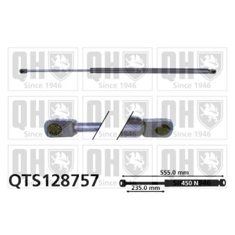 Vérin de hayon, de coffre QUINTON HAZELL QTS128757