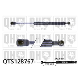 Vérin de hayon, de coffre QUINTON HAZELL OEM 4855094