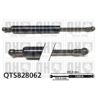 Vérin de hayon, de coffre QUINTON HAZELL QTS828062 pour MERCEDES-BENZ CLASSE E E 280 T 4-matic - 231cv