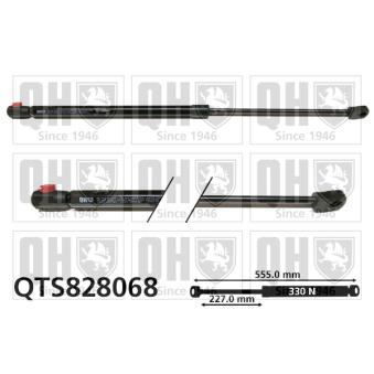 Vérin, capot-moteur QUINTON HAZELL OEM 1648800029