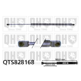 Vérin de hayon, de coffre QUINTON HAZELL OEM 1349309