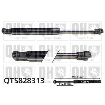 Vérin, capot-moteur QUINTON HAZELL OEM 8X0823359