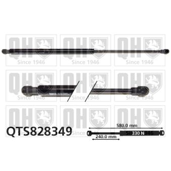 Vérin, capot-moteur QUINTON HAZELL QTS828349 pour DACIA LOGAN 1.2 - 73cv