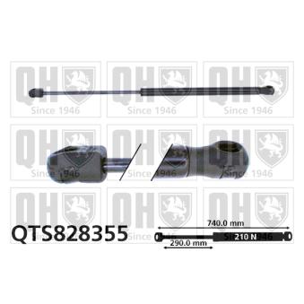 Vérin, capot-moteur QUINTON HAZELL [QTS828355]