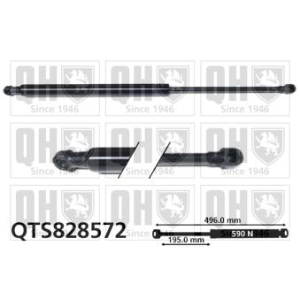 Vérin de hayon, de coffre QUINTON HAZELL [QTS828572]