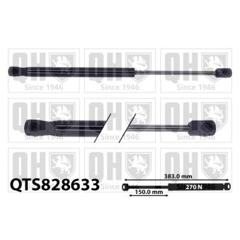 Vérin, capot-moteur QUINTON HAZELL QTS828633