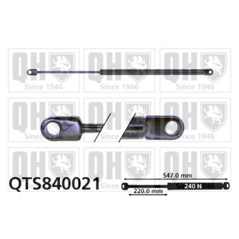 Vérin, capot-moteur QUINTON HAZELL [QTS840021]