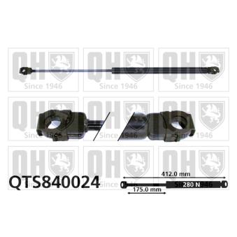 Vérin, capot-moteur QUINTON HAZELL OEM 51238119558