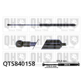 Vérin de hayon, de coffre QUINTON HAZELL [QTS840158]