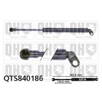 Vérin de hayon, de coffre QUINTON HAZELL OEM 51248222913