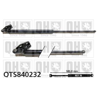 Vérin de hayon, de coffre QUINTON HAZELL QTS840232 pour FORD FOCUS 2.0 TD - 110cv