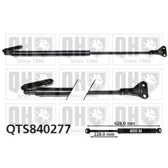 Vérin de hayon, de coffre QUINTON HAZELL [QTS840277]