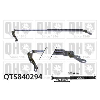 Vérin de hayon, de coffre QUINTON HAZELL OEM 6895009120