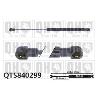 Vérin, capot-moteur QUINTON HAZELL QTS840299 pour VOLVO V70 2.4 D - 131cv