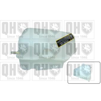 Vase d'expansion, liquide de refroidissement QUINTON HAZELL QVE510 pour FIAT UNO 1.4 Turbo i - 118cv
