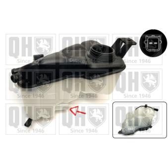 Vase d'expansion, liquide de refroidissement QUINTON HAZELL [QVE565]