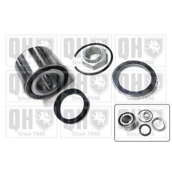 Roulement de roue arrière QUINTON HAZELL QWB1274 pour PEUGEOT 206+ 1.4 i - 73cv