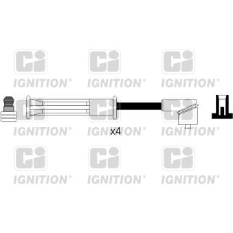 Kit de câbles d'allumage QUINTON HAZELL OEM 7700273826
