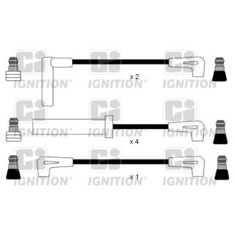 Kit de câbles d'allumage QUINTON HAZELL XC1133