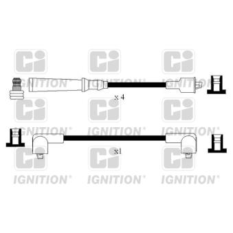 Kit de câbles d'allumage QUINTON HAZELL XC1152 pour FIAT 850 0.8 Special - 48cv
