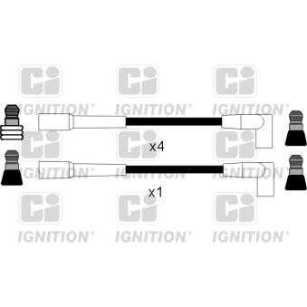 Kit de câbles d'allumage QUINTON HAZELL [XC204]