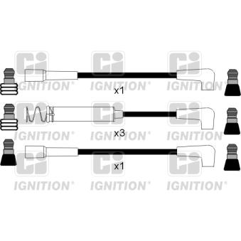 Kit de câbles d'allumage QUINTON HAZELL OEM 1282019