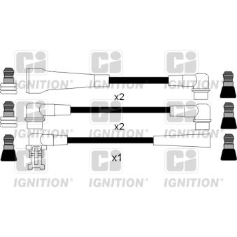 Kit de câbles d'allumage QUINTON HAZELL OEM 7700855768