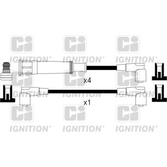 Kit de câbles d'allumage QUINTON HAZELL [XC561]