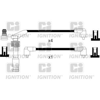 Kit de câbles d'allumage QUINTON HAZELL XC797 pour OPEL KADETT 2.0 GSI 16V - 150cv