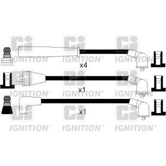 Kit de câbles d'allumage QUINTON HAZELL [XC867]