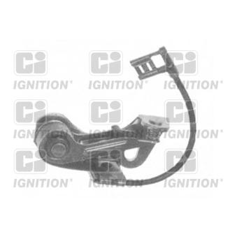 Jeu de contacts, distributeur d'allumage QUINTON HAZELL XCS185 pour ALFA ROMEO GT V 2000 - 131cv