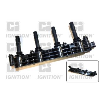Unité de bobine d'allumage QUINTON HAZELL XIC8186 pour AUDI 80 1.6 CNG - 97cv