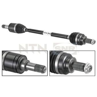 Arbre de transmission arrière droit SNR DK50.002 pour MERCEDES-BENZ CLASSE E 320 i Efficient Dynamics - 170cv