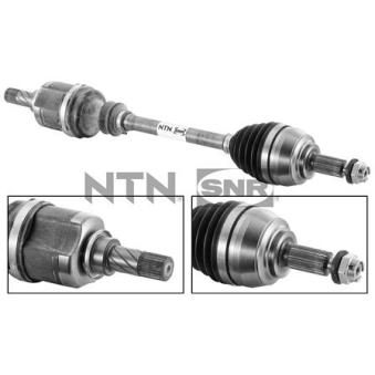 Arbre de transmission avant gauche SNR OEM 7701209244