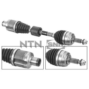 Arbre de transmission avant droit SNR DK55.231 pour DODGE JOURNEY 1.5 dCi - 110cv