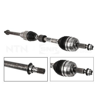 Arbre de transmission SNR DK55.269 pour DACIA DUSTER 1.3 TCe 150 - 150cv