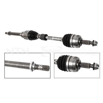 Arbre de transmission SNR DK55.272 pour DACIA DUSTER 1.3 TCe 150 - 150cv