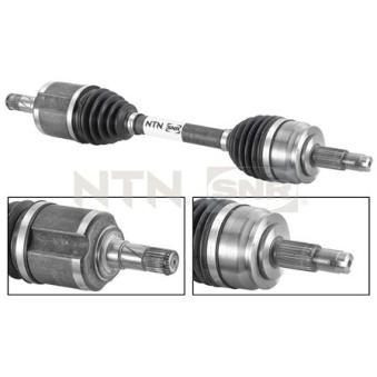 Arbre de transmission avant gauche SNR OEM 77367304