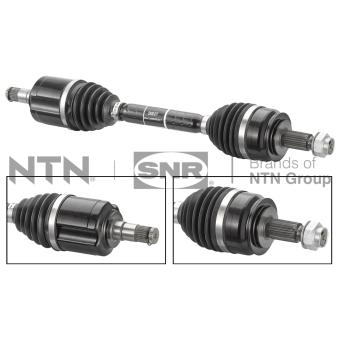 Arbre de transmission SNR DK58.017 pour FIAT 500X 2.0 D Multijet 4x4 - 150cv