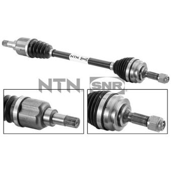 Arbre de transmission avant gauche SNR DK59.005 pour HONDA CRX 1.1 - 60cv