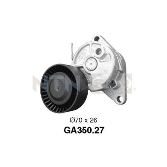 Poulie-tendeur, courroie trapézoïdale à nervures SNR [GA350.27]