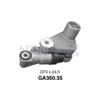 Poulie-tendeur, courroie trapézoïdale à nervures SNR OEM 11281748832