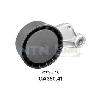 Poulie-tendeur, courroie trapézoïdale à nervures SNR GA350.41 pour MAZDA XEDOS 540 i V8 - 286cv