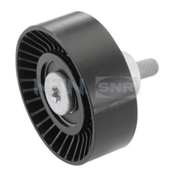 Poulie renvoi/transmission, courroie trapézoïdale à nervures SNR GA357.55 pour AUDI A5 3.2 FSI - 265cv