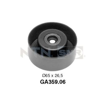 Poulie renvoi/transmission, courroie trapézoïdale à nervures SNR GA359.06 pour PEUGEOT PARTNER 2.0 HDi - 110cv