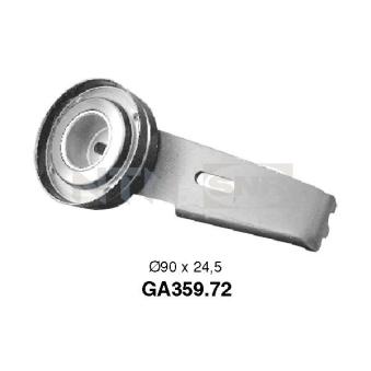 Poulie-tendeur, courroie trapézoïdale à nervures SNR GA359.72 pour HONDA CIVIC 2.0 bivalent - 110cv
